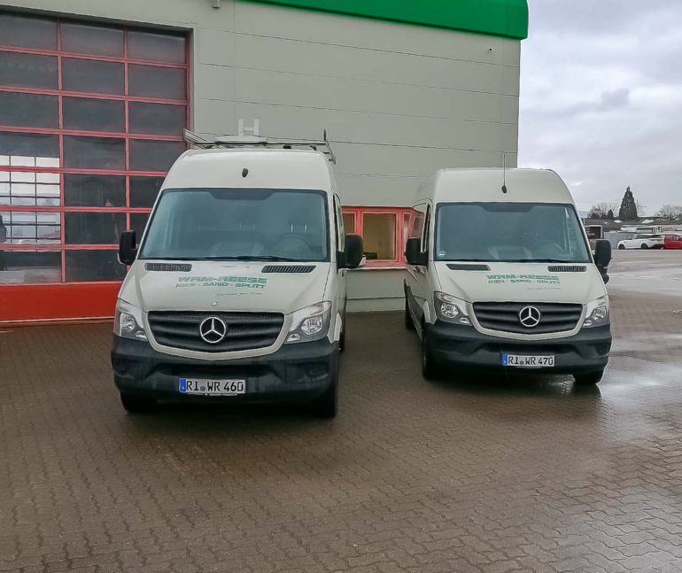 Neue Servicefahrzeuge