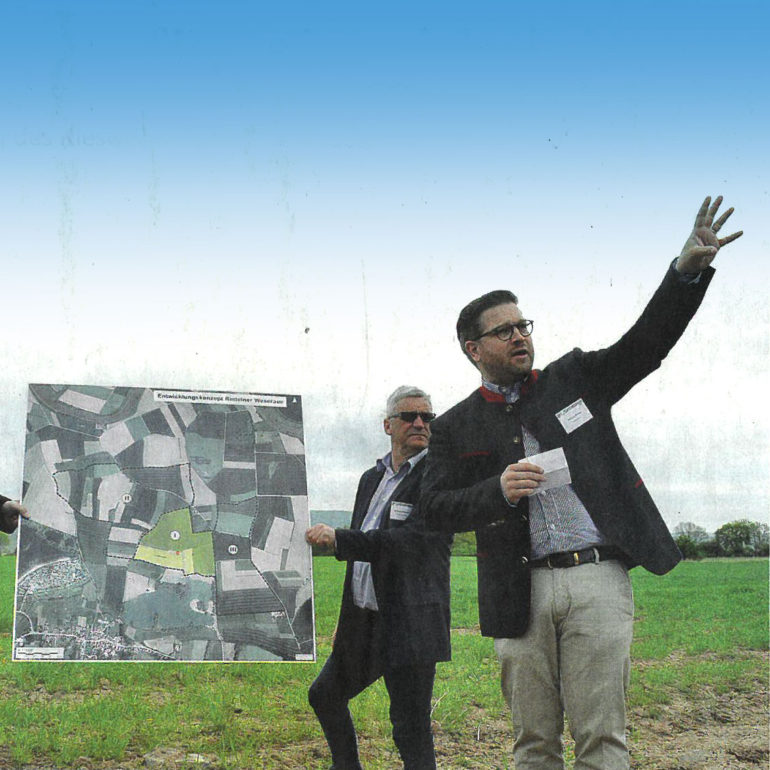 Zeitungsartikel Flächentausch für Kiesabbau-2