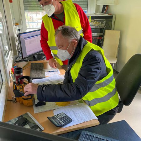 Ministerpräsident Stephan Weil zu Besuch im Kieswerk Lammert und Reese