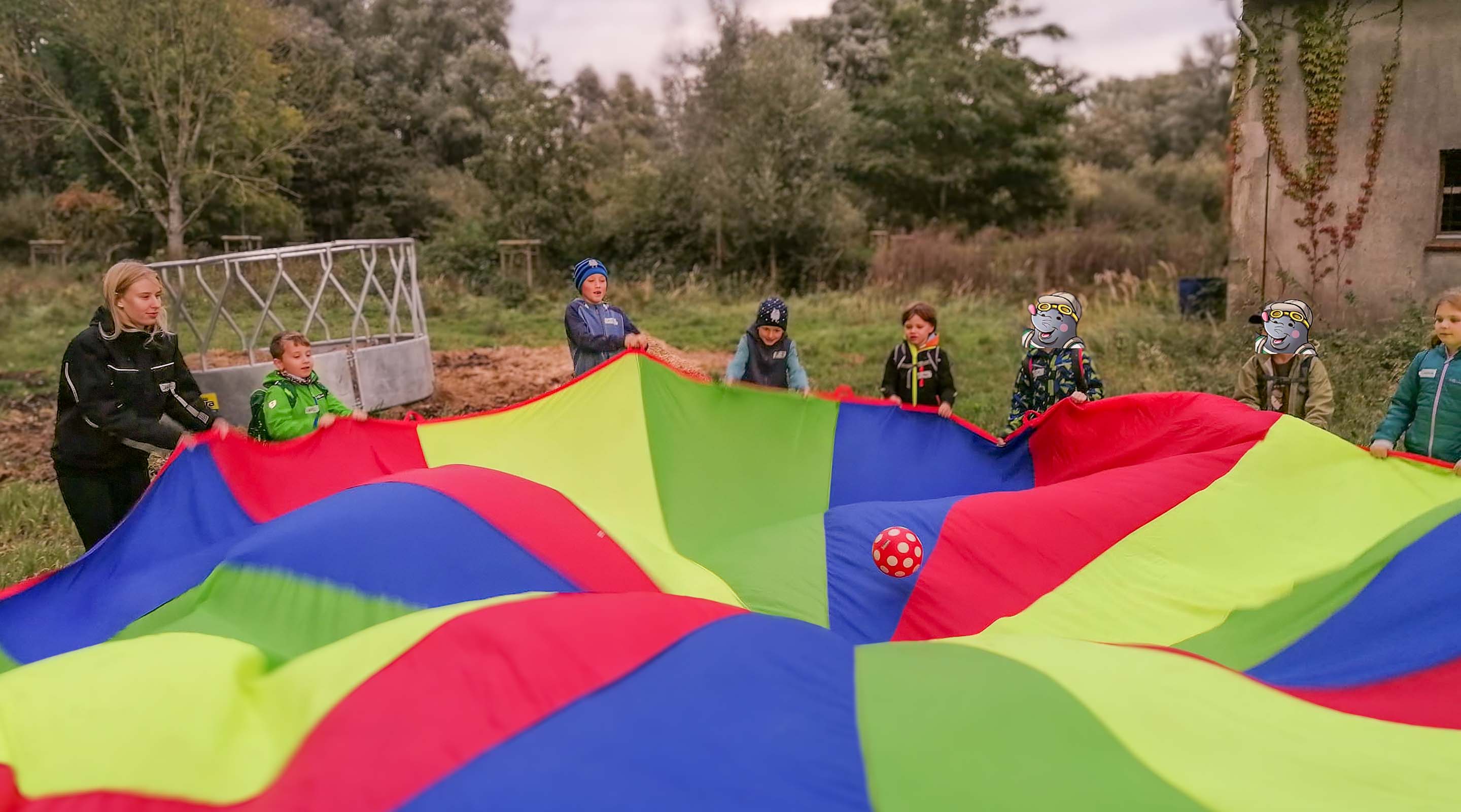 Kinderaktion am Artenschutzhaus