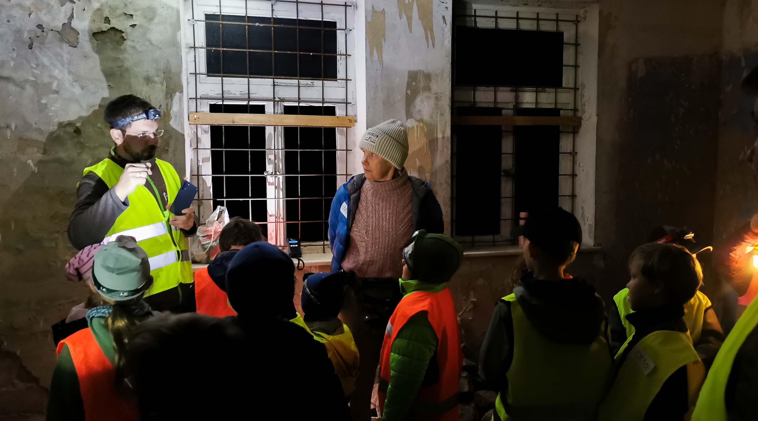 Fledermausrufe hören mit Christian Höppner (patroVIT) und Anne Stoppe