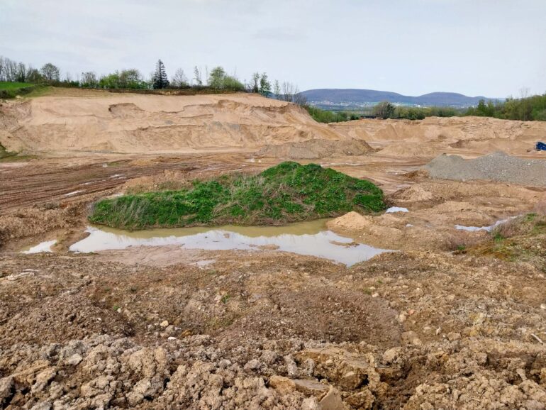 Kieswerk Pampel in Stemmen
